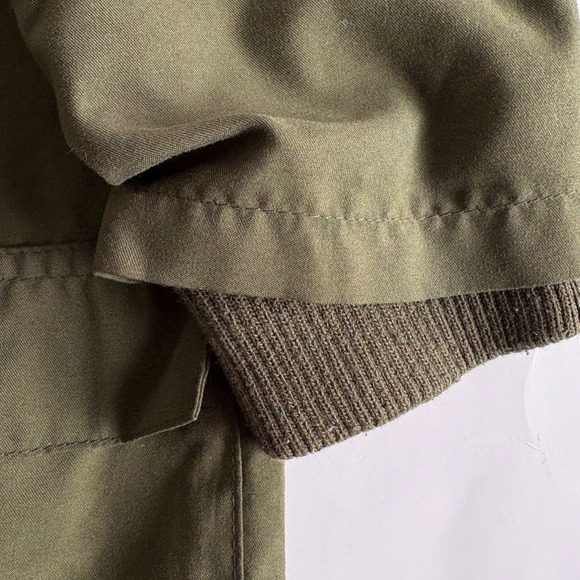 Baby Gap Toddler 3T Olive Brown Jacket Corduroy Collar Barn Chore Style Lightwt - Picture 7 of 7